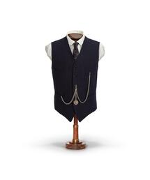 RRL（ダブル アール エル）の「（限定コレクション）チョークストライプ フランネル ベスト（ベスト・メンズ）」