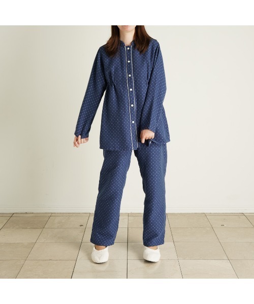 美品 KID BLUE シアサッカー ルームウェア 上下セット パジャマ キッドブルー KID BLUE 25ニットサッカー パジャマ 美品 KID BLUE シア
