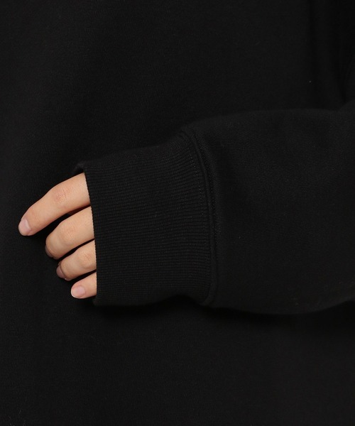 PAGEBOY（ページボーイ）の「BIG裏毛プルオーバー×アームウォーマーSET（スウェット・レディース・ブラック/ターコイズブルー/オートミール・FREE）」の20枚目の写真