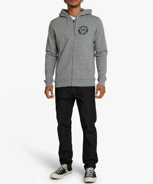DEUS EX MACHINA(デウスエクスマキナ)の「CIRCLE LOGO HOODIE(パーカー・メンズ・ブラック/グレー・X-SMALL/MEDIUM/SMALL/LARGE)」の8枚目の写真