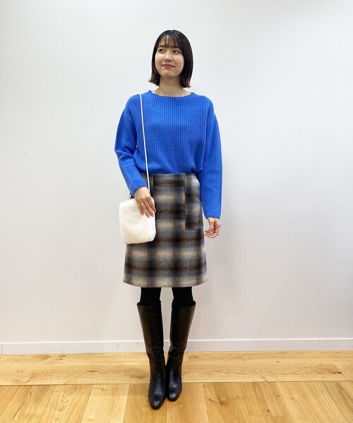 OPAQUE.CLIP（オペークドットクリップ）の「◆ミニファーポシェット（ショルダーバッグ・レディース・ブルー/ベージュ/グレー/ホワイト・00）」の19枚目の写真