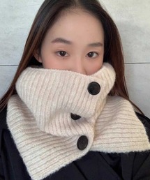 Vipoa（ヴィポア）の「ボタンネックウォーマー（ネックウォーマー/スヌード）」