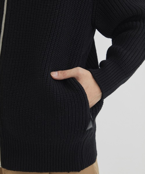 THE TOKYO/ザトウキョウ】ウールミドルゲージドライバーズニット