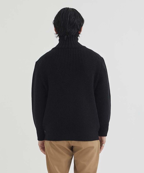 THE TOKYO/ザトウキョウ】ウールミドルゲージドライバーズニット