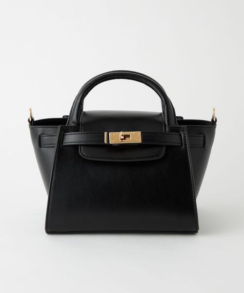 green label relaxing（グリーンレーベルリラクシング）の「ベルト ミニ 2WAY バッグ（ショルダーバッグ・レディース・ブラック/ケリー/その他1・FREE）」の10枚目の写真