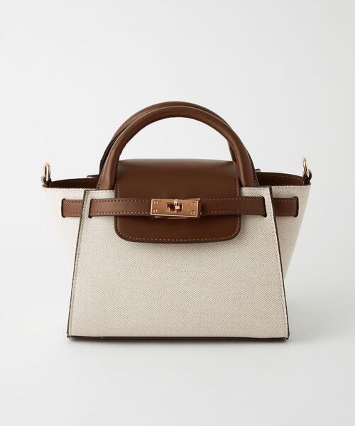 green label relaxing（グリーンレーベルリラクシング）の「ベルト ミニ 2WAY バッグ（ショルダーバッグ・レディース・ブラック/ケリー/その他1・FREE）」の8枚目の写真