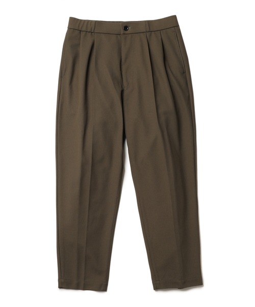 MR.OLIVE（ミスターオリーブ）の「【セットアップ対応】フィールドセンサー バーズアイ / 2タック ワイドテーパード イージーパンツ(センタープレスパンツ)（スラックス・メンズ・オリーブ/ネイビー/ブラック・SMALL/MEDIUM/LARGE）」の14枚目の写真