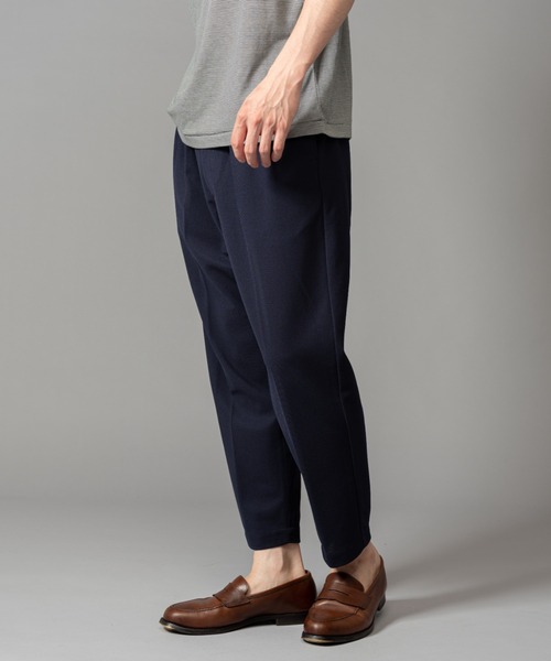 MR.OLIVE（ミスターオリーブ）の「【セットアップ対応】フィールドセンサー バーズアイ / 2タック ワイドテーパード イージーパンツ(センタープレスパンツ)（スラックス・メンズ・オリーブ/ネイビー/ブラック・SMALL/MEDIUM/LARGE）」の9枚目の写真