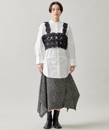 RUMCHE rumche houga ビスチェ Diamond Bond Yarn Bustier / black | BOND YARN | RUMCHE