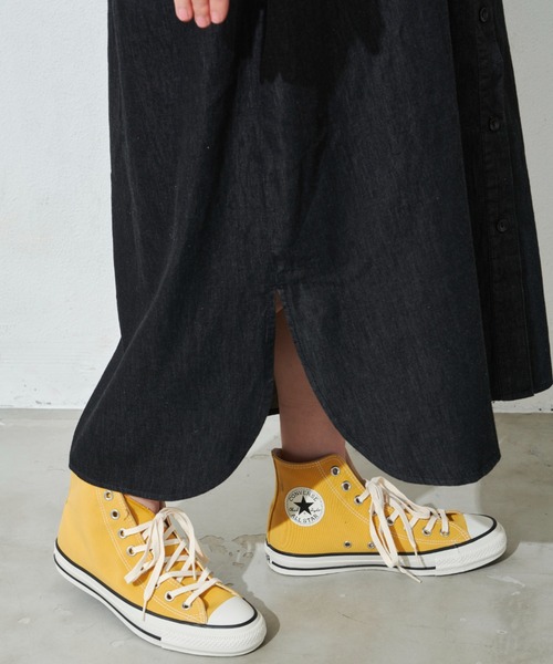 MERLOT（メルロー）の「たっぷりボリューム袖　デニムシャツワンピース（ワンピース・レディース・インディゴブルー/ブラック・FREE）」の15枚目の写真