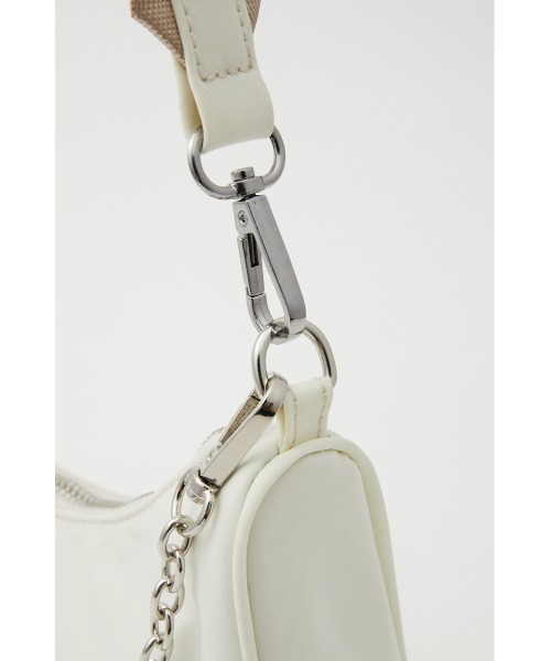 rienda（リエンダ）の「チェーンポイントバッグ（ショルダーバッグ・レディース・ライトピンク/ブラック/ホワイト・FREE）」の5枚目の写真