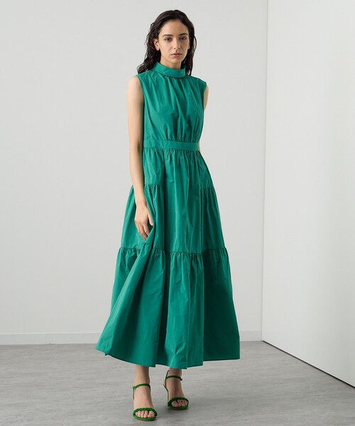 セール】シャンブレータフタティアード ワンピース（ワンピース