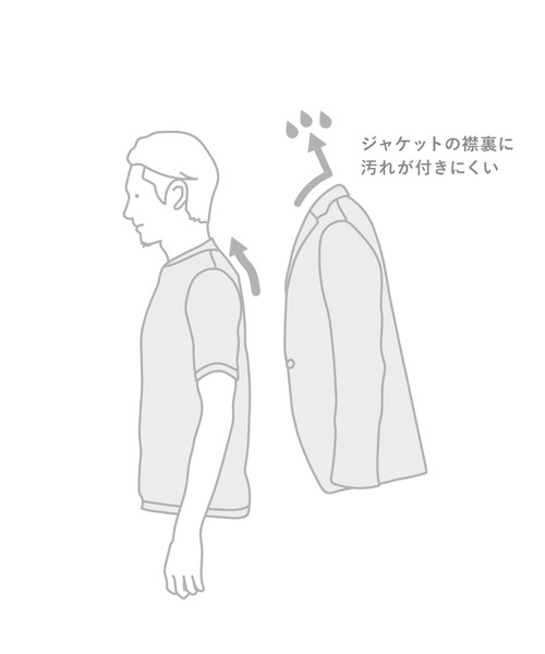 NANO universe（ナノユニバース）の「LB.03/ジャケT 長袖（Tシャツ/カットソー・メンズ・ブラック/ホワイト/チャコール・S/M/L/XL）」の18枚目の写真