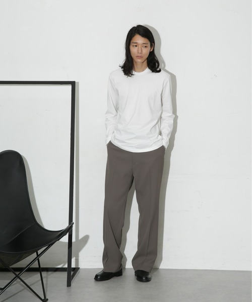 NANO universe（ナノユニバース）の「LB.03/ジャケT 長袖（Tシャツ/カットソー・メンズ・ブラック/ホワイト/チャコール・S/M/L/XL）」の19枚目の写真