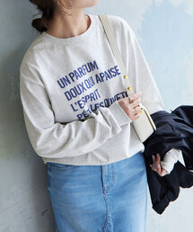 SLOBE IENA | レタードグラフィックロンTEE(Tシャツ/カットソー)