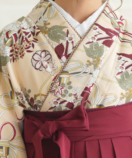 utatane（ウタタネ）の「重ね衿 日本製 市松 レース付（和装小物・レディース・エンジ/ブラック/グリーン/ブラウン/レッド・FREE）」の12枚目の写真