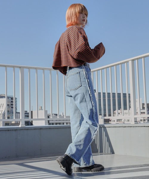 PBLIM（ページボーイリム）の「PAGEBOYLIM/2wayカーデ（カーディガン/ボレロ・レディース・グリーン系その他/ホワイト系その他/ネイビー系・FREE）」の19枚目の写真