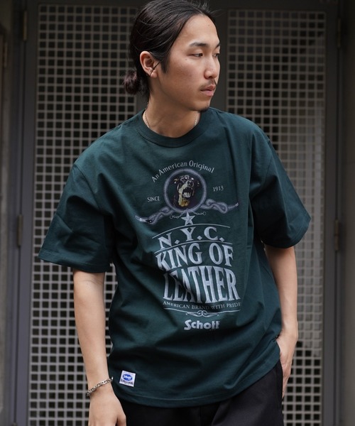 schott（ショット）の「【WEB LIMITED】Schott/ショット/T-SHIRT ROTTWEILER WARNER BROS./Tシャツ ロットワイラー ワーナーブロス（Tシャツ/カットソー・メンズ・ブラック/チャコールグレー/ブルーグレー/ダークグリーン・2XL/L/M/XL）」の4枚目の写真