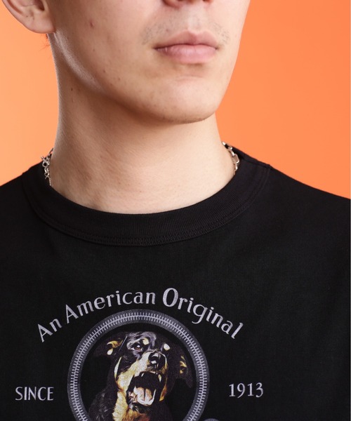 schott（ショット）の「【WEB LIMITED】Schott/ショット/T-SHIRT ROTTWEILER WARNER BROS./Tシャツ ロットワイラー ワーナーブロス（Tシャツ/カットソー・メンズ・ブラック/チャコールグレー/ブルーグレー/ダークグリーン・2XL/L/M/XL）」の7枚目の写真