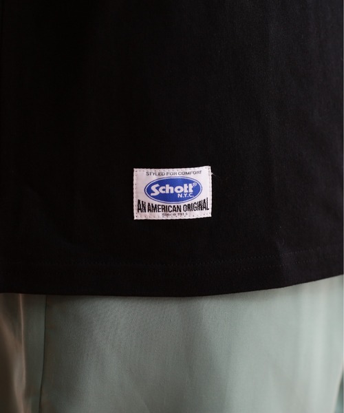 schott（ショット）の「【WEB LIMITED】Schott/ショット/T-SHIRT ROTTWEILER WARNER BROS./Tシャツ ロットワイラー ワーナーブロス（Tシャツ/カットソー・メンズ・ブラック/チャコールグレー/ブルーグレー/ダークグリーン・2XL/L/M/XL）」の10枚目の写真