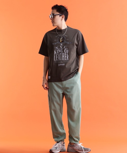 schott（ショット）の「【WEB LIMITED】Schott/ショット/T-SHIRT ROTTWEILER WARNER BROS./Tシャツ ロットワイラー ワーナーブロス（Tシャツ/カットソー・メンズ・ブラック/チャコールグレー/ブルーグレー/ダークグリーン・2XL/L/M/XL）」の12枚目の写真