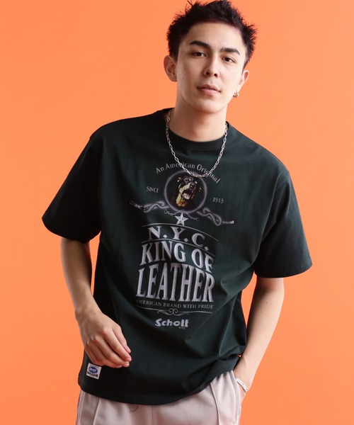 schott（ショット）の「【WEB LIMITED】Schott/ショット/T-SHIRT ROTTWEILER WARNER BROS./Tシャツ ロットワイラー ワーナーブロス（Tシャツ/カットソー・メンズ・ブラック/チャコールグレー/ブルーグレー/ダークグリーン・2XL/L/M/XL）」の16枚目の写真