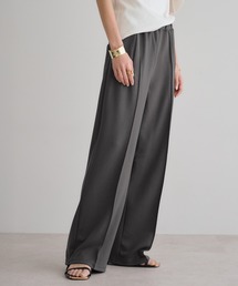 Bonjour Sagan | センタープレスストレッチワイドパンツ(スラックス)