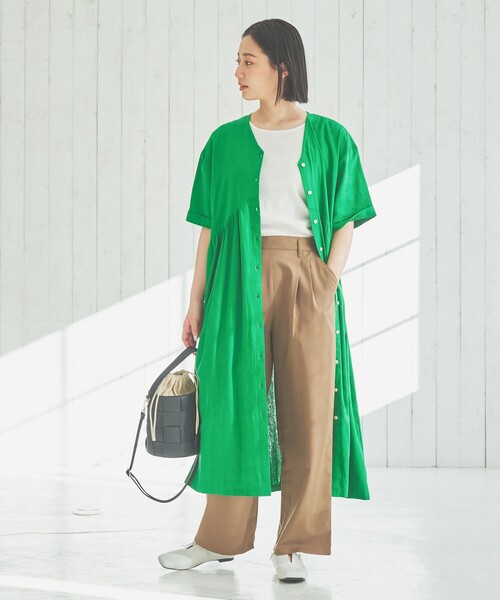 coen（コーエン）の「スクエアレースフラットシューズ（スリッポン・レディース・ホワイト/ブラック・S/M/L/XL）」の11枚目の写真