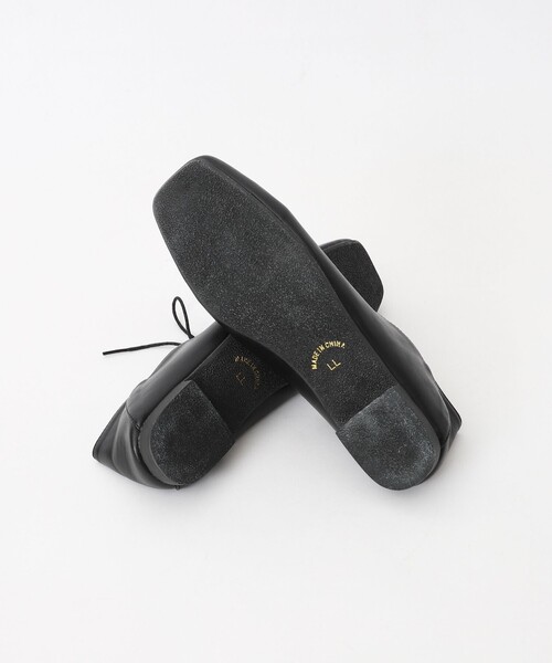 coen（コーエン）の「スクエアレースフラットシューズ（スリッポン・レディース・ホワイト/ブラック・S/M/L/XL）」の19枚目の写真