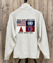 AVIREX | COTTON ZIP STAND SWEATER TOP GUN(スウェット)