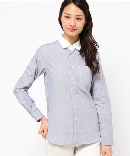 OUTLET（アウトレット）の「【BLOOM&BRANCH】デタッチャプルシャツL（シャツ/ブラウス・レディース・ロイヤルブルー・1/0）」の7枚目の写真