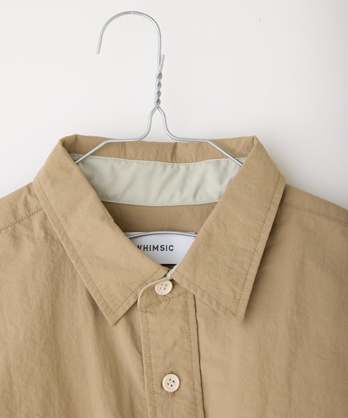 WHIMSIC（ウィムジック）の「【UNISEX】ナイロンフィッシングシャツ（シャツ/ブラウス・メンズ・ホワイト/ベージュ・FREE）」の13枚目の写真