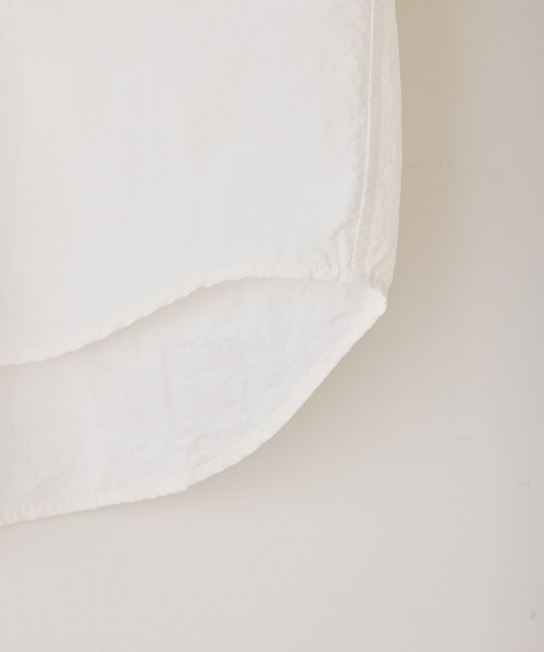 WHIMSIC（ウィムジック）の「【UNISEX】ナイロンフィッシングシャツ（シャツ/ブラウス・メンズ・ホワイト/ベージュ・FREE）」の6枚目の写真