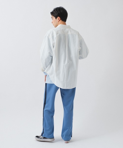 WHIMSIC（ウィムジック）の「【UNISEX】ナイロンフィッシングシャツ（シャツ/ブラウス・メンズ・ホワイト/ベージュ・FREE）」の20枚目の写真