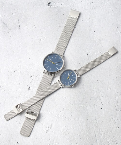 innovator（イノベーター）の「【innovator/イノベーター】ENKEL MESH ラウンド型 腕時計【セット販売】/ステンレス（アナログ腕時計・メンズ・ライトグレー/ネイビー・FREE）」の17枚目の写真