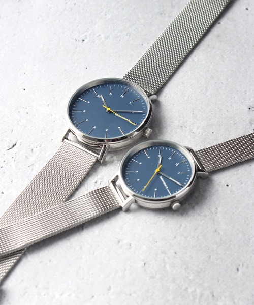 innovator（イノベーター）の「【innovator/イノベーター】ENKEL MESH ラウンド型 腕時計【セット販売】/ステンレス（アナログ腕時計・メンズ・ライトグレー/ネイビー・FREE）」の12枚目の写真