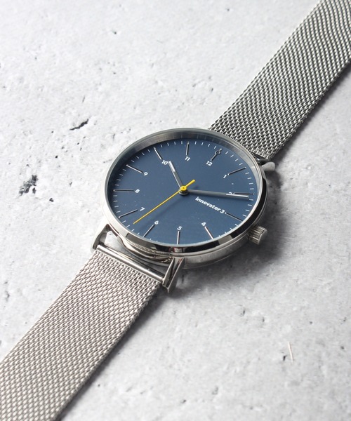 innovator（イノベーター）の「【innovator/イノベーター】ENKEL MESH ラウンド型 腕時計【セット販売】/ステンレス（アナログ腕時計・メンズ・ライトグレー/ネイビー・FREE）」の13枚目の写真