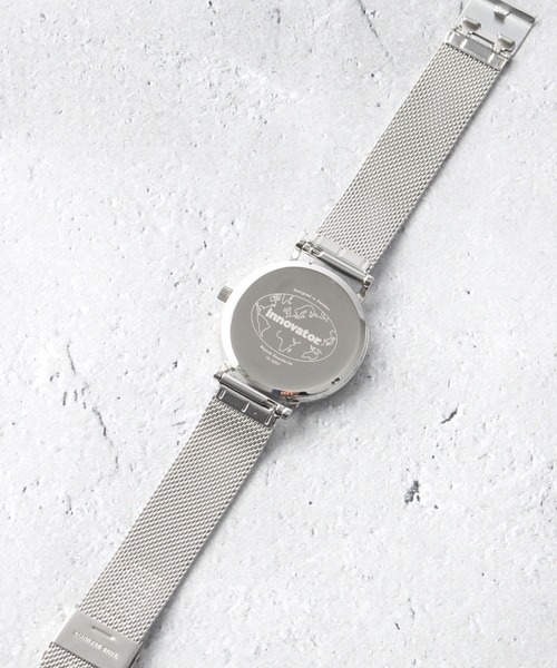 innovator（イノベーター）の「【innovator/イノベーター】ENKEL MESH ラウンド型 腕時計【セット販売】/ステンレス（アナログ腕時計・メンズ・ライトグレー/ネイビー・FREE）」の20枚目の写真