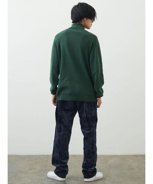 CRAFT STANDARD BOUTIQUE（クラフトスタンダードブティック）の「タートルネックニット（ニット/セーター・メンズ・ブルー/レッド/ダークブラウン/グリーン/オフホワイト/ブラック・L/LL/M）」の18枚目の写真