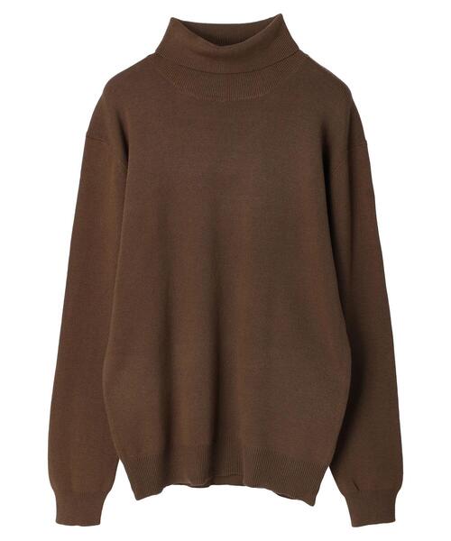 CRAFT STANDARD BOUTIQUE（クラフトスタンダードブティック）の「タートルネックニット（ニット/セーター・メンズ・ブルー/レッド/ダークブラウン/グリーン/オフホワイト/ブラック・L/LL/M）」の15枚目の写真