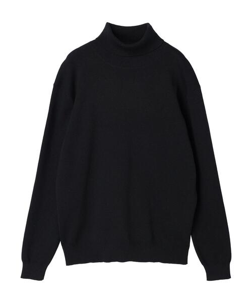 CRAFT STANDARD BOUTIQUE（クラフトスタンダードブティック）の「タートルネックニット（ニット/セーター・メンズ・ブルー/レッド/ダークブラウン/グリーン/オフホワイト/ブラック・L/LL/M）」の3枚目の写真