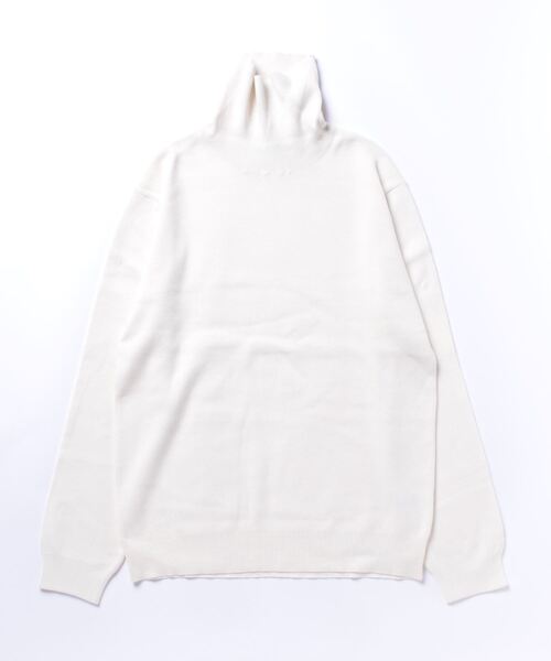 CRAFT STANDARD BOUTIQUE（クラフトスタンダードブティック）の「タートルネックニット（ニット/セーター・メンズ・ブルー/レッド/ダークブラウン/グリーン/オフホワイト/ブラック・L/LL/M）」の11枚目の写真