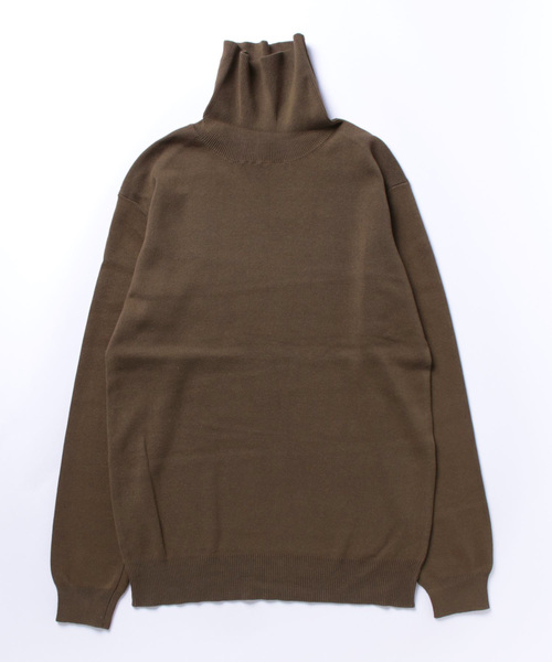 CRAFT STANDARD BOUTIQUE（クラフトスタンダードブティック）の「タートルネックニット（ニット/セーター・メンズ・ブルー/レッド/ダークブラウン/グリーン/オフホワイト/ブラック・L/LL/M）」の16枚目の写真