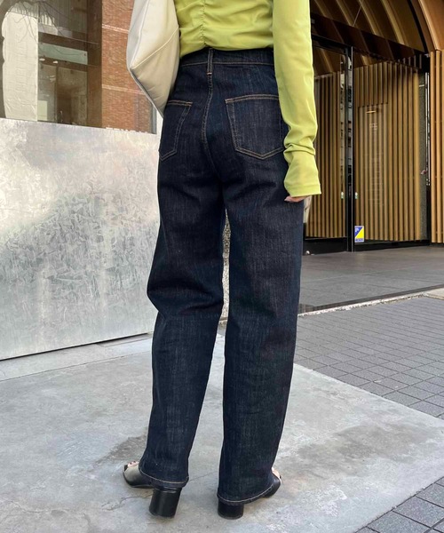 CAPRICIEUX LE'MAGE（カプリシューレマージュ）の「【WEB限定】〈AgAwd/アガウド〉ハイウエストデニム（デニムパンツ・レディース・ネイビー・FREE）」の12枚目の写真