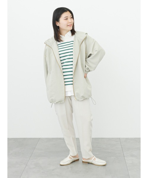 Samansa Mos2 blue（サマンサモスモスブルー）の「パネルボーダーニットプルオーバー（ニット/セーター・レディース・ネイビー/イエロー/グリーン・ﾌﾘ-）」の16枚目の写真