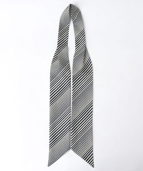 NOLLEY'S goodman（ノーリーズグッドマン）の「ART エッジプリントスカーフタイ italian fabric（バンダナ/スカーフ・メンズ・ホワイト系その他4・FREE）」の4枚目の写真