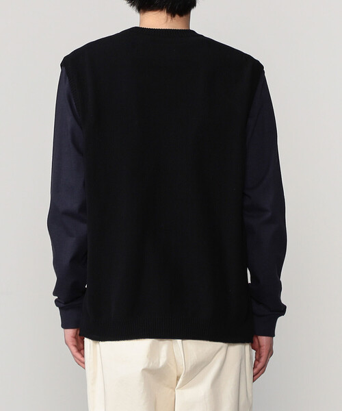 UNFIL（アンフィル）の「unfil | コイル編み ニットベスト MEN（ベスト・メンズ・ブラック/ホワイト・4）」の11枚目の写真