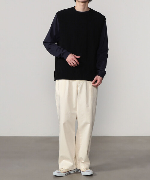 UNFIL（アンフィル）の「unfil | コイル編み ニットベスト MEN（ベスト・メンズ・ブラック/ホワイト・4）」の12枚目の写真