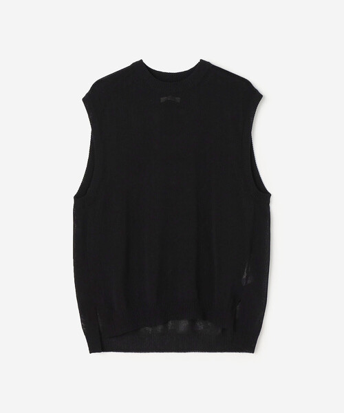 UNFIL（アンフィル）の「unfil | コイル編み ニットベスト MEN（ベスト・メンズ・ブラック/ホワイト・4）」の16枚目の写真