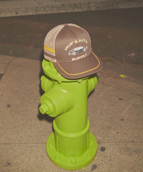 HUF（ハフ）の「HUF'S AUTO SUPPLY TRUCKER HAT / HUF トラッカーキャップ 帽子 メッシュキャップ（キャップ